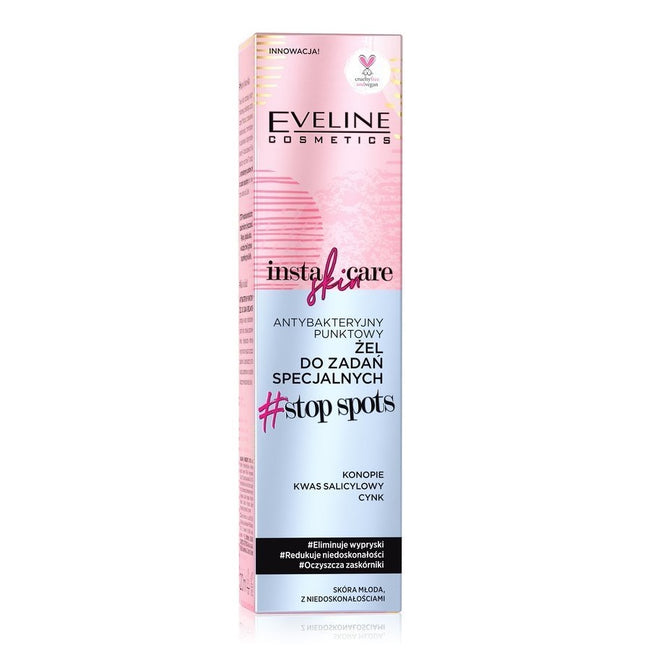 Eveline Cosmetics Insta Skin Care antybakteryjny punktowy żel do zadań specjalnych 20ml