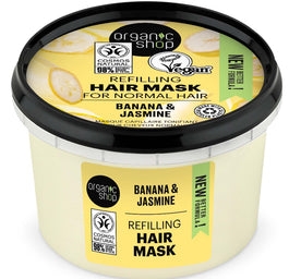 Organic Shop Express Volume Hair Mask maska do włosów zwiększająca objętość Jasmine & Jojoba 250ml