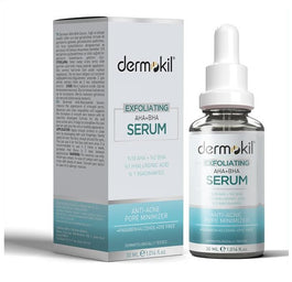 Dermokil Exfoliating Aha+Bha Niacinamide Serum wygładzające serum do twarzy 30ml