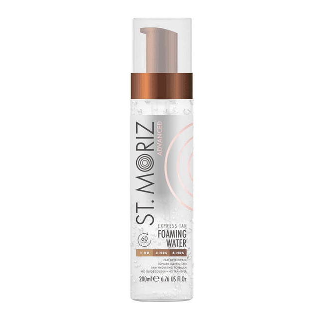 St.Moriz Advanced Express Tan Foaming Water bezbarwna pianka samoopalająca do ciała i twarzy 200ml