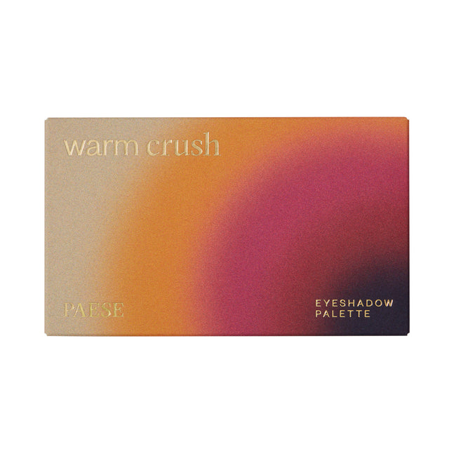 Paese Warm Crush Eyeshadow Palette paleta cieni do powiek 11g