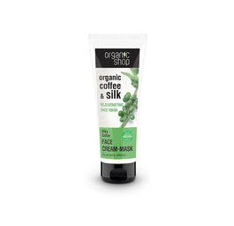 Organic Shop Organic Coffe & Silk Face Cream Mask odmładzający krem-maseczka do twarzy Jedwabista Kawa 75ml