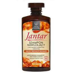 Farmona Jantar szampon z wyciągiem z bursztynu i keratyną do włosów średnioporowatych 330ml