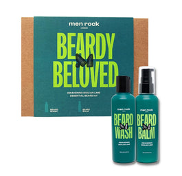 MenRock Beardy Beloved Awakening Sicilian Lime zestaw szampon do brody 100ml + balsam do brody 100ml