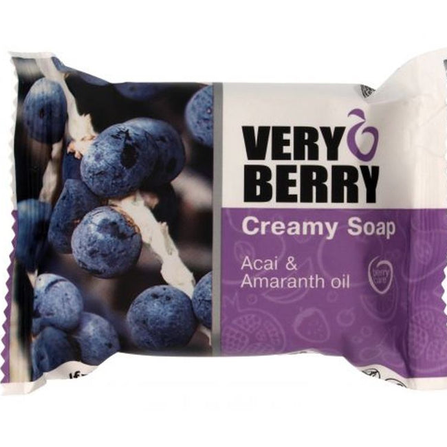 Very Berry Creamy Soap kremowe mydło w kostce Acai & Amaranth Oil 100g