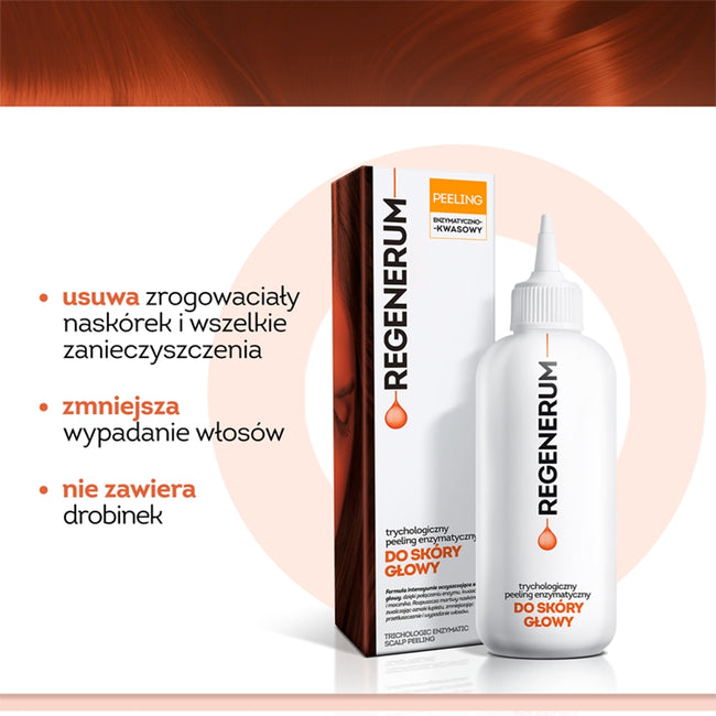 Regenerum Trychologiczny peeling enzymatyczny do skóry głowy 110ml