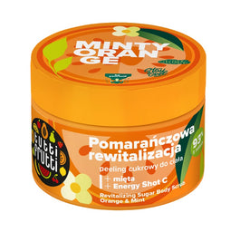 Farmona Tutti Frutti rewitalizujący peeling cukrowy do ciała Pomarańcza i Mięta + Energy Shot C 300g