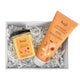 Hagi Korzenna Pomarańcza zestaw świeca sojowa 215ml + scrub do ciała 300g