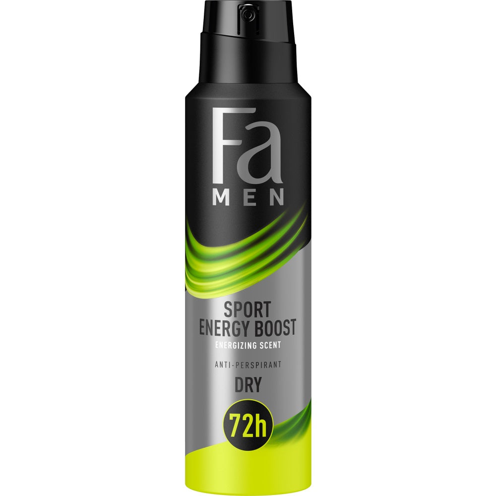 fa fa men - sport energy boost antyperspirant w sprayu 150 ml    