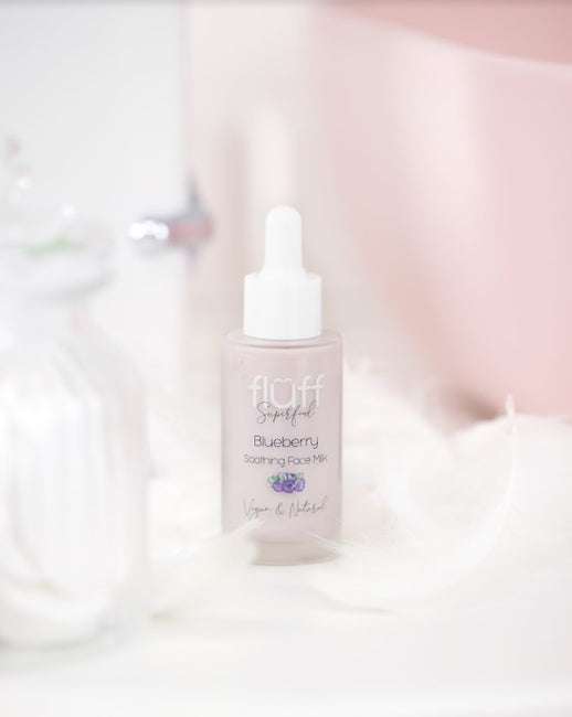 Fluff Soothing Face Milk nawilżająco-łagodzące mleko do twarzy Borówka 40ml