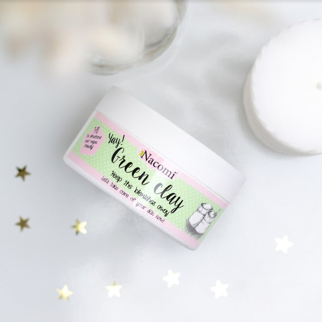 Nacomi Green Clay zielona glinka nawilżająca 65g