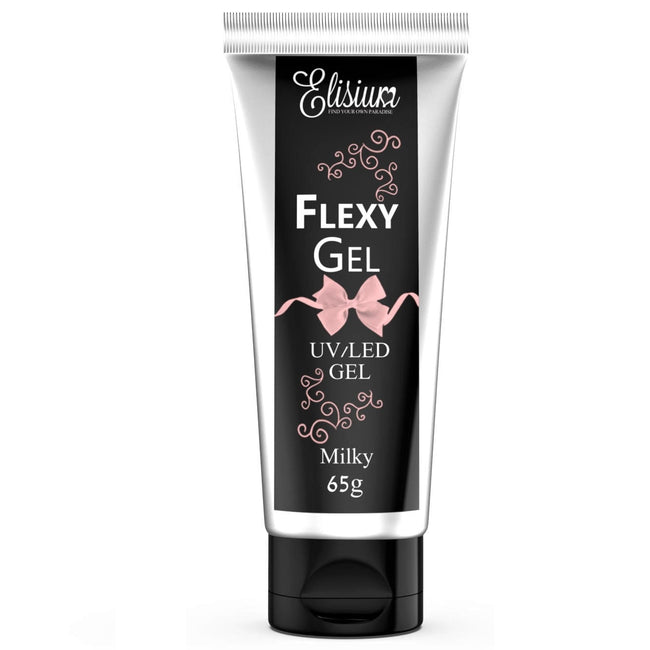 Elisium Flexy Gel żel do przedłużania paznokci Milky 65g