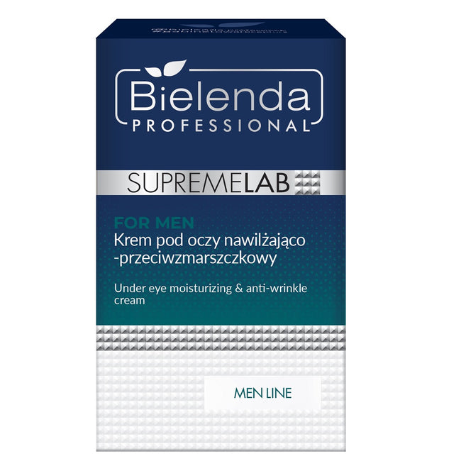 Bielenda Professional SupremeLab For Men krem pod oczy nawilżająco-przeciwzmarszczkowy 15ml