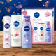 Nivea Care & Roses zestaw Fresh Rose Touch antyperspirant spray 150ml + Rose & Almond Oil żel pod prysznic 250ml + wygładzające mleczko do ciała 250ml