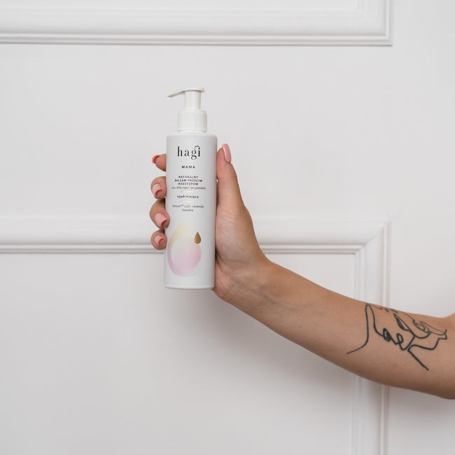 Hagi Mama naturalny balsam przeciw rozstępom dla kobiet od 1 dnia ciąży i po porodzie 200ml