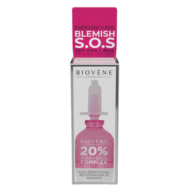 Biovene Blemish S.O.S serum z kompleksem kwasów AHA+BHA 10ml