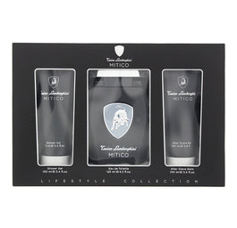 Tonino Lamborghini Mitico zestaw woda toaletowa spray 125ml + balsam po goleniu 100ml + żel pod prysznic 100ml
