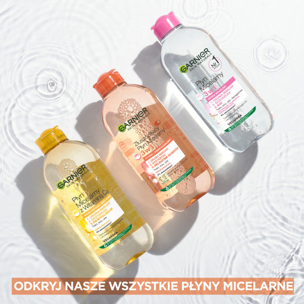 Garnier Skin Naturals złuszczający płyn micelarny 3w1 400ml