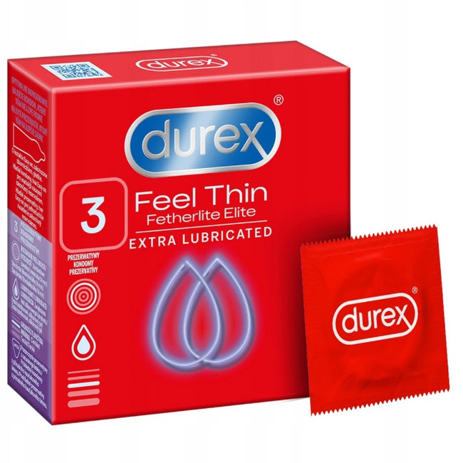Durex Durex prezerwatywy Fetherlite Elite 3 szt ultracienkie