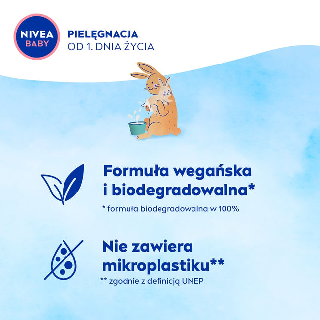 Nivea Baby chusteczki biodegradowalne 99% Pure Water 57szt