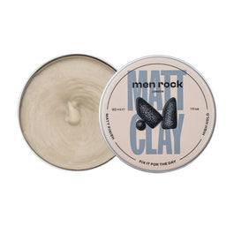 MenRock Matt Clay High Hold Matt Finish matowa glinka do włosów dla mężczyzn 30ml