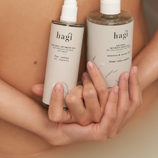 Hagi Naturalny olejek intymny Len i Bawełna 100ml