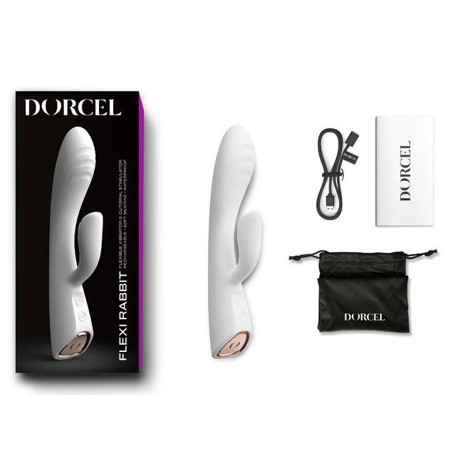 Marc Dorcel Flexi Rabbit wibrator typu króliczek White