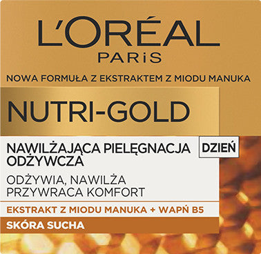 L'Oreal Paris Nutri-Gold Nawilżająca Pielęgnacja Odżywcza krem na dzień 50ml