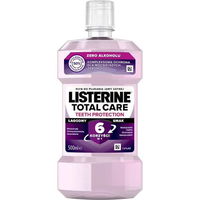 Listerine Total Care Zero płyn do płukania jamy ustnej 6w1 500ml