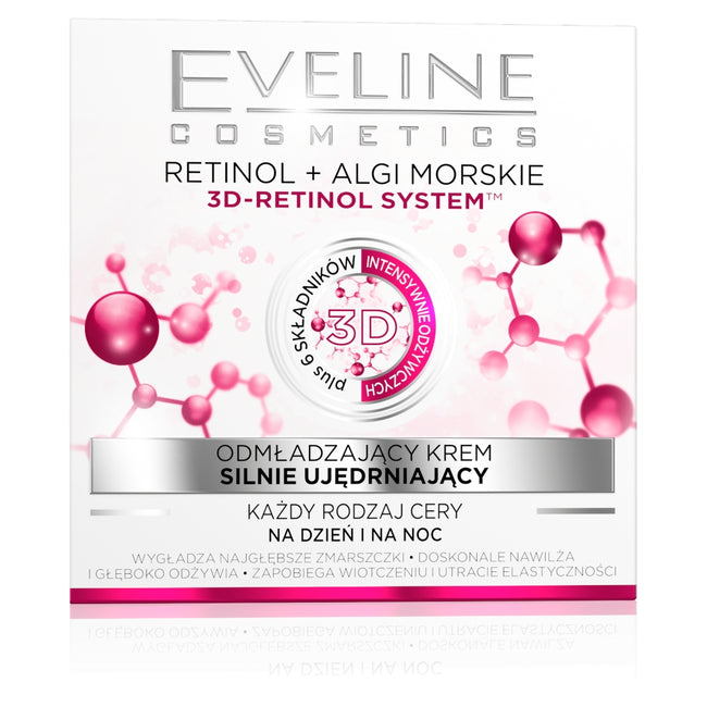 Eveline Cosmetics Retinol+ Algi Morskie odmładzający krem silnie ujędrniający dzień/noc  50ml