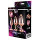Dream Toys Gleaming Love Rose Gold Plug Set korek analny 3szt.