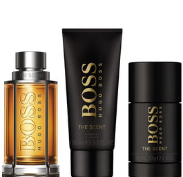 Hugo Boss Boss The Scent For Man zestaw woda toaletowa spray 100ml + żel pod prysznic 100ml + dezodorant sztyft 75ml