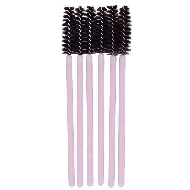 Inter Vion Rose Collection szczoteczki do rzęs i brwi 6szt.