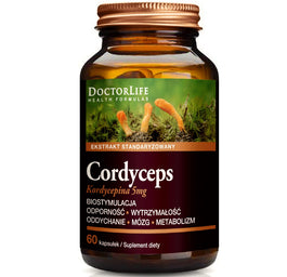 Doctor Life Cordyceps 500mg suplement diety 60 kapsułek