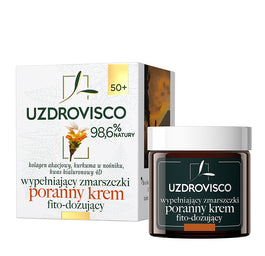 UZDROVISCO Kurkuma wypełniający zmarszczki poranny krem fito-dozujący 50ml