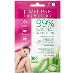 Eveline Cosmetics 99% Natural Aloe Vera żel po depilacji 2x5ml