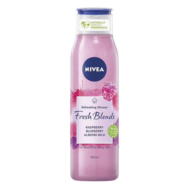 Nivea You Got This zestaw Fresh Rose Touch antyperspirant w kulce 50ml + Fresh Blends Malina i Borówka żel pod prysznic 300ml + Soft Rose pomadka do ust 4.8g + Rose Touch pianka oczyszczająca do twarzy 150ml + kosmetyczka