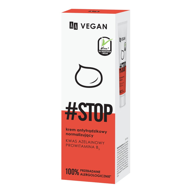 AA Vegan antytrądzikowy krem normalizujący 40ml