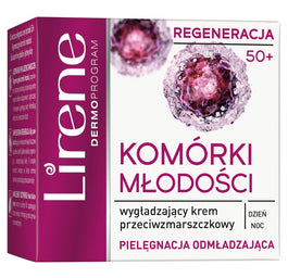 Lirene Komórki Młodości 50+ wygładzający krem przeciwzmarszczkowy na dzień i noc 50ml