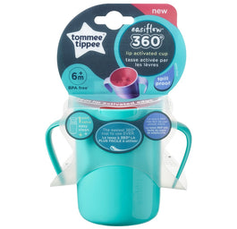 Tommee Tippee Easiflow 360° kubek z uchwytami 6m+ Zielony 200ml