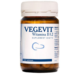 Vegevit Witamina B12 suplement diety 100 tabletek