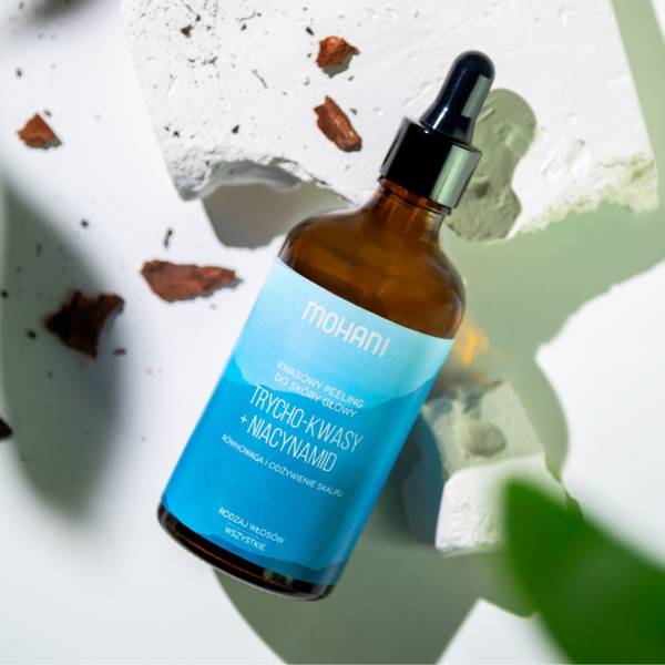Mohani Równoważący peeling kwasowy do skóry głowy Trycho-kwasy + Niacynamid 100ml