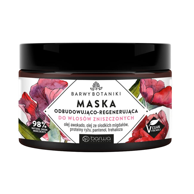 Barwa Barwy Botaniki maska odbudowująco-regenerująca do włosów zniszczonych 220ml