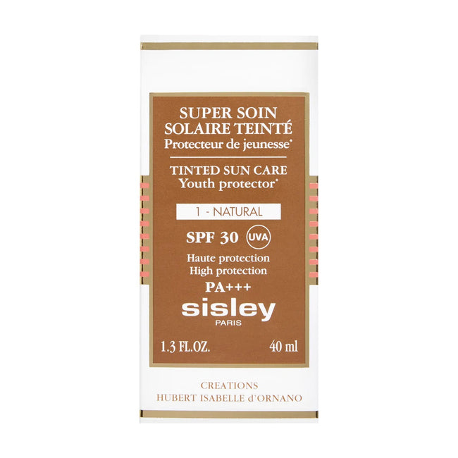 Sisley Super Soin Solaire Tinted Sun Care SPF30 ochronny krem koloryzujący do twarzy 01 Natural 40ml