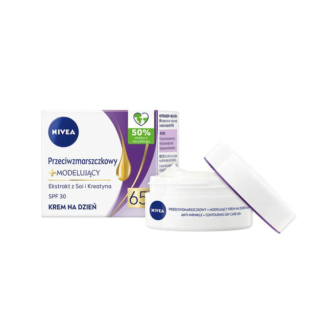 Nivea Przeciwzmarszczkowy + Modelujący krem na dzień SPF30 65+ 50ml