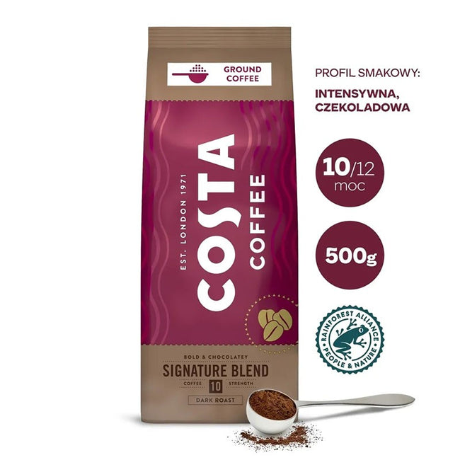 COSTA COFFEE Signature Blend Dark kawa palona mielona 500g