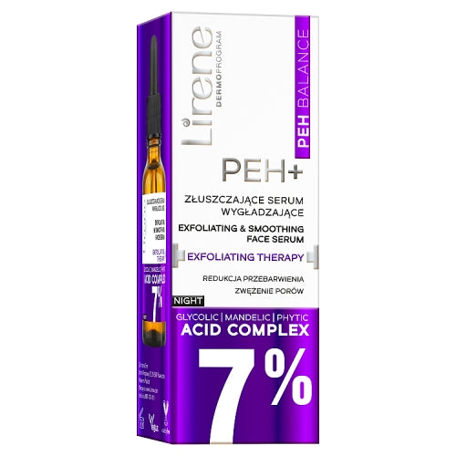 Lirene PEH Balance złuszczające serum wygładzające Exfoliating Therapy 30ml