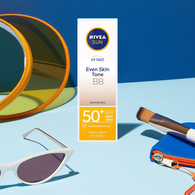 Nivea Sun UV Face Even Skin Tone BB nawilżający krem do twarzy BB z bardzo wysoką ochroną SPF50+ 50ml
