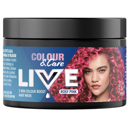 Schwarzkopf Live Colour&Care 5 minutowa koloryzująca i pielęgnująca maska do włosów Pink 150ml