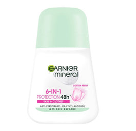 Garnier Mineral 6-in-1 Protection Cotton Fresh antyperspirant w kulce 50ml